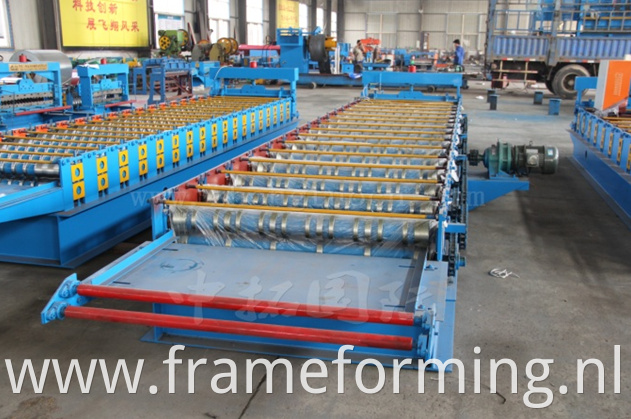 metal roofing sheet machine bevelling